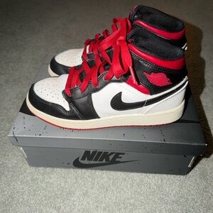 Nike Air Jordan High-Tops - Black, Red, White